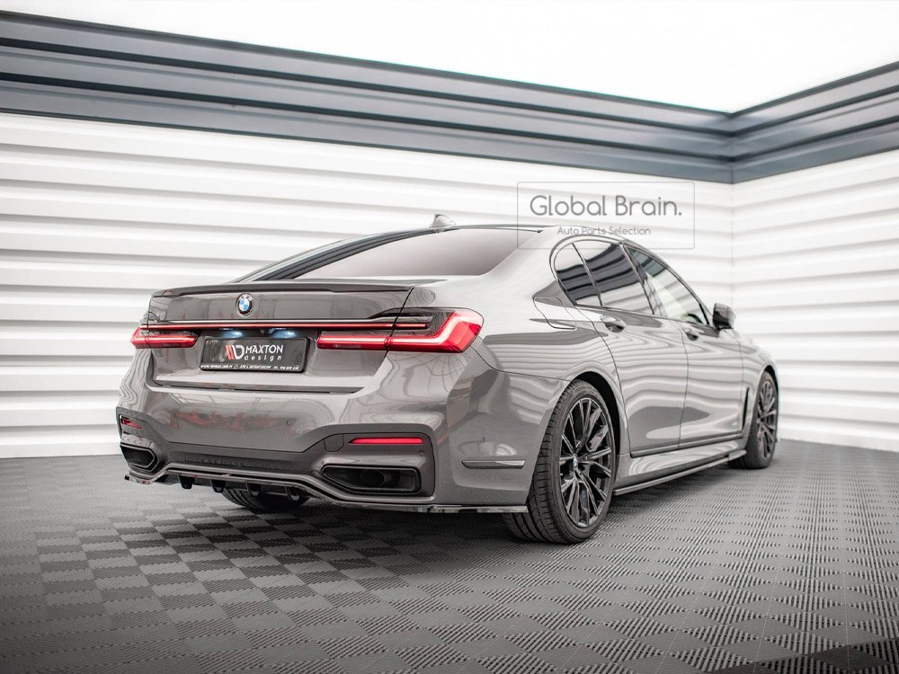 BMW 7シリーズ G11 Mスポーツ 後期 リア ディフューザー スポイラー / スプリッター ディフューザー バンパー トリム アンダー エプロン拍卖