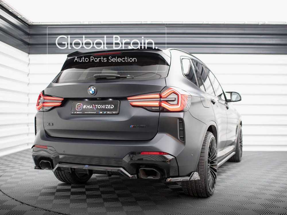 BMW X3 G01 後期 Mスポーツ M40i リア ディフューザー / センター スプリッター スポイラー バンパー アンダー バランス拍卖