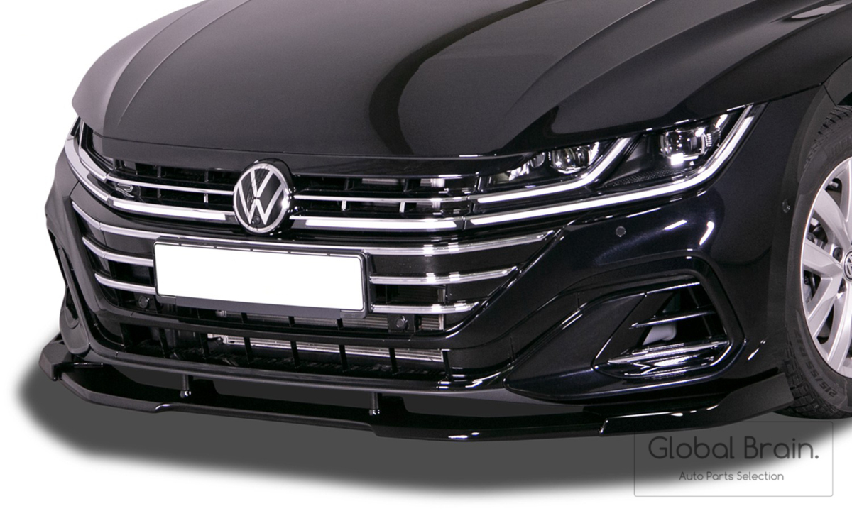 フォルクスワーゲン アルテオン Rライン 2020- フロント バンパー リップ スポイラー / バンパー ディフューザー スカート エアロ拍卖