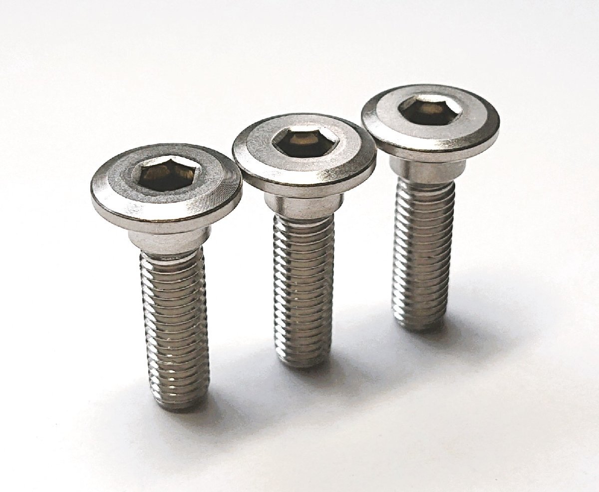 送料無料 TA-4000 カワサキ ZXR250/R ZZR250 EX-4 ニンジャ400 Z400 リヤ ディスクローター ステンレスボルト 3本拍卖