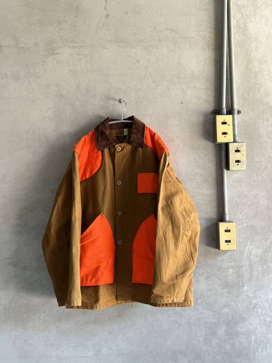 60s 60年代 70s 70年代 AMERICAN SPORTSMAN シューティング ハンティング ジャケット JKT 切り替え パチポケ キャンバス コーデュロイ拍卖