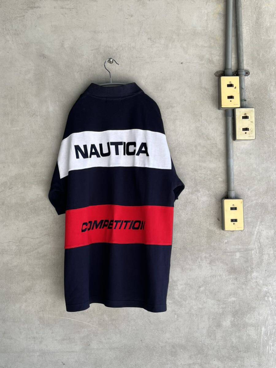90s 90年代 デッドストック 未使用 タグ付き NAUTICA competition 半袖 ポロシャツ ノーティカ コンペティション ビンテージ 古着 スケート拍卖