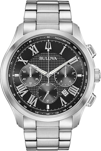 BULOVA プローバ Classic 96B288クロノグラフ 30m防水 精悍なブラックダイアル 日本未販売の為入手困難拍卖