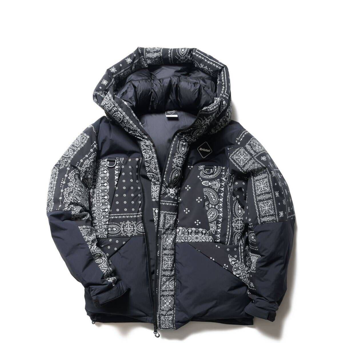 【美品】 22AW 23 FCRB f.c real bristol エフシーレアルブリストル SOPH ソフ DOWN BENCH PARKA BANDANA ダウンジャケット バンダナ柄拍卖