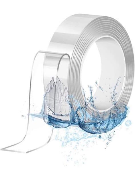 両面テープ ナノテープ 超強力テープ 魔法両面テープ 魔法のテープ はがせる のり残らず あと残らない 防水 繰り返し利用可能 多機能拍卖