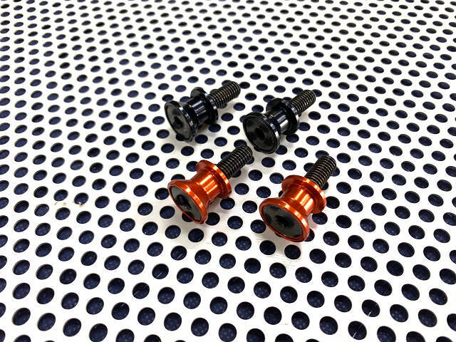 RGV250γ 90-95 VJ22 リアスタンドボス 2個1セット 黒 スーパーナウ拍卖
