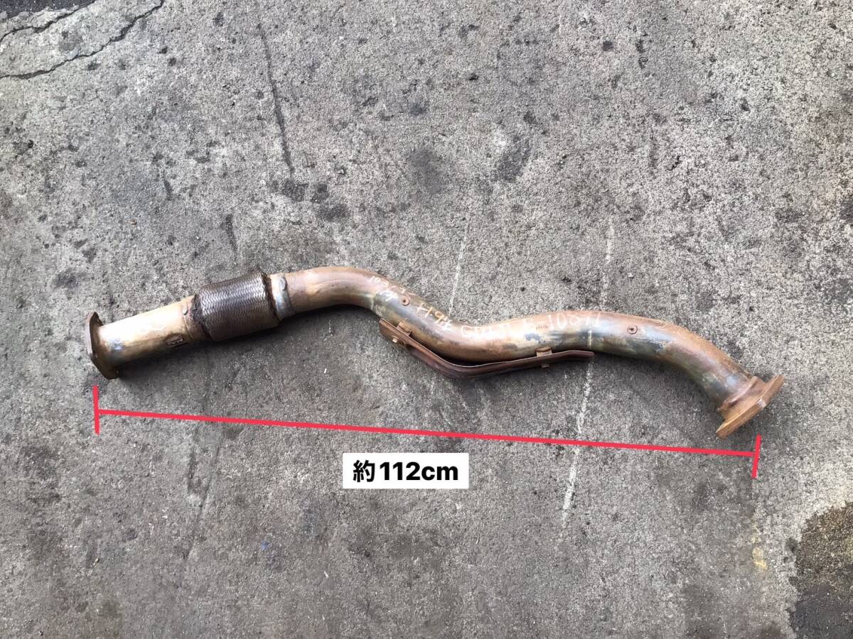 H.9年 GD1JLB 日野 レンジャー 増トン エキゾースト パイプ ジャバラ 欠損あり M 24918 ④ 即日発送可 ヤフオク マフラー 116×27×17拍卖