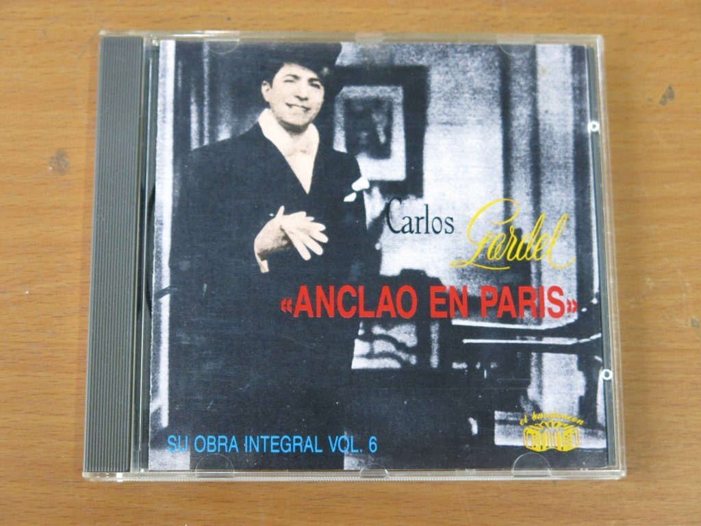 CD CARLOS GARDEL ANCLAO EN PARIS SU OBRA INTEGRAL VOL.6 中古品拍卖