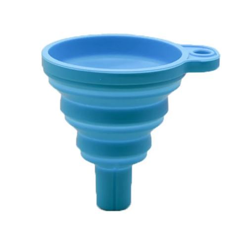 送料無料 未使用品 ミニ シリコン 漏斗 じょうご 伸縮 折りたたみ ろうと ボトル 水 液体拍卖