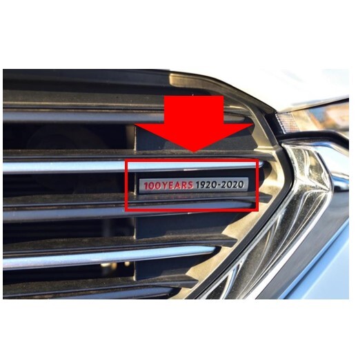 ◆新品 未使用 純正部品 マツダ 100周年 特別記念車 オーナメント プレート 小 100YEARS MAZDA パーツ カスタム ドレスアップ オリジナル◆拍卖