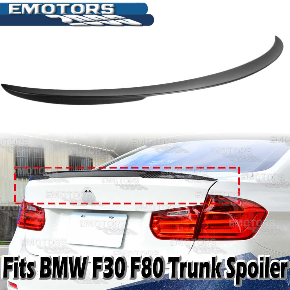 *在庫有即発送* 2012-2018 BMW 3シリーズ F30/F80 M3 セダン エアロ 未塗装の素地 リアスポイラー トランクスポイラー P TYPE ABSの材質拍卖