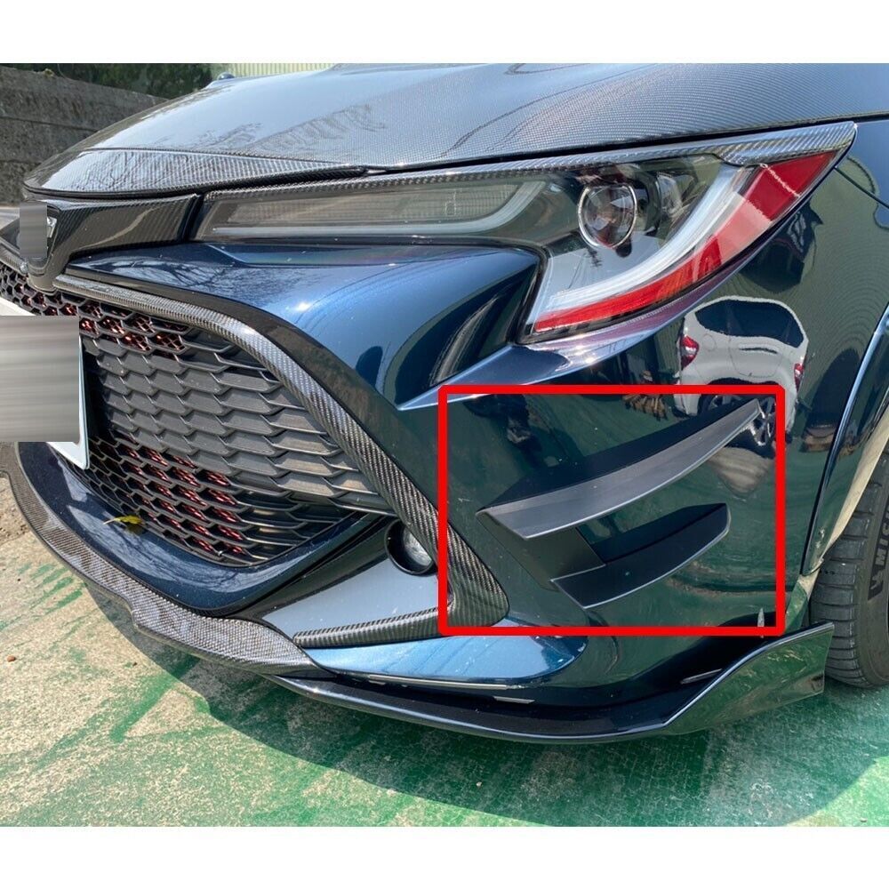 即納 2019-2024 トヨタ カローラスポーツ NRE210H NRE214H ZWE211H ZWE213H MZEA12H ZWE219H 未塗装素地 フロントバンパー サイドカナード拍卖