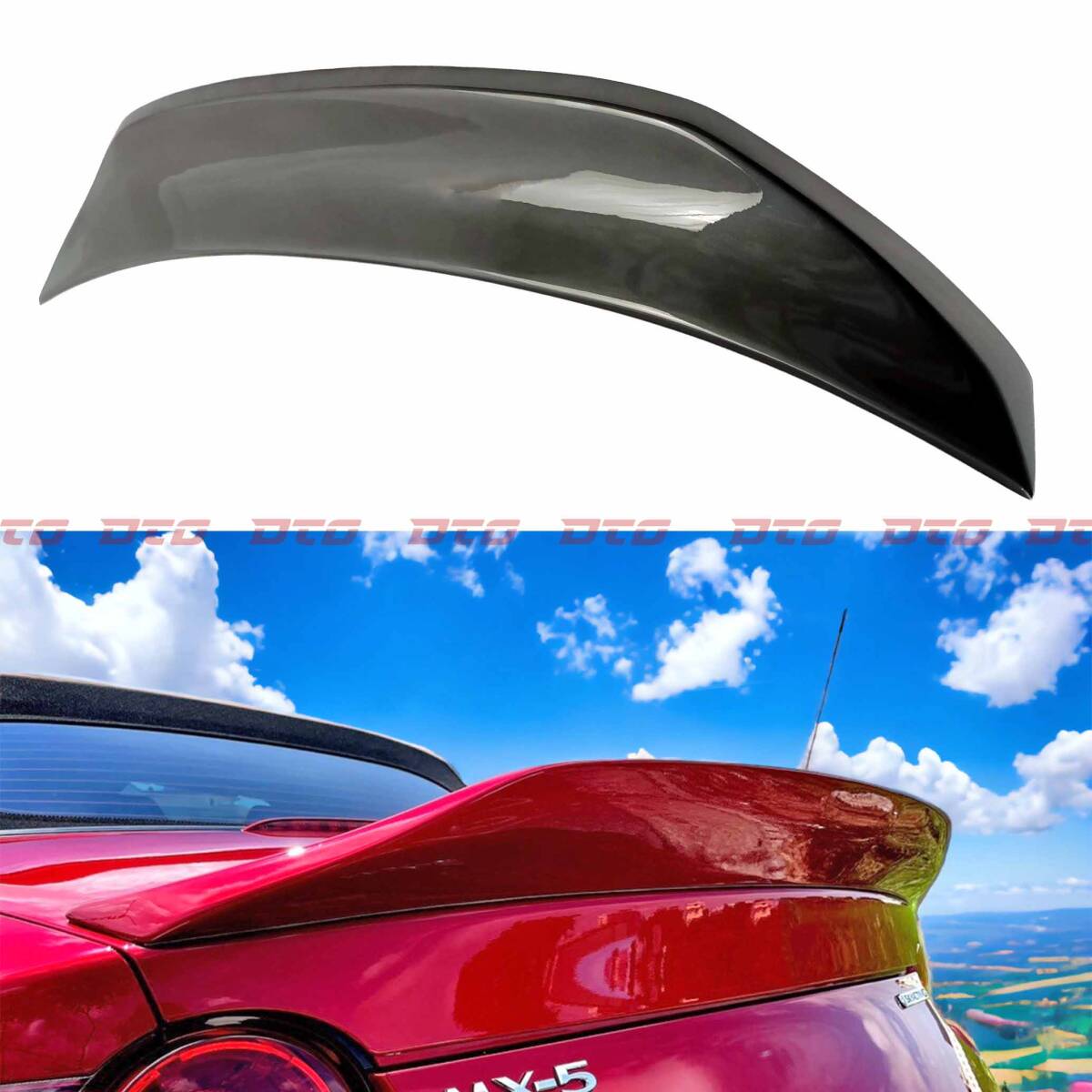 塗装込み 2016-2024 マツダ MX-5 ロードスター ND系 RF MIATA リアトランクスポイラー ウィング DB TYPE FRPの材質 各純正色対応拍卖