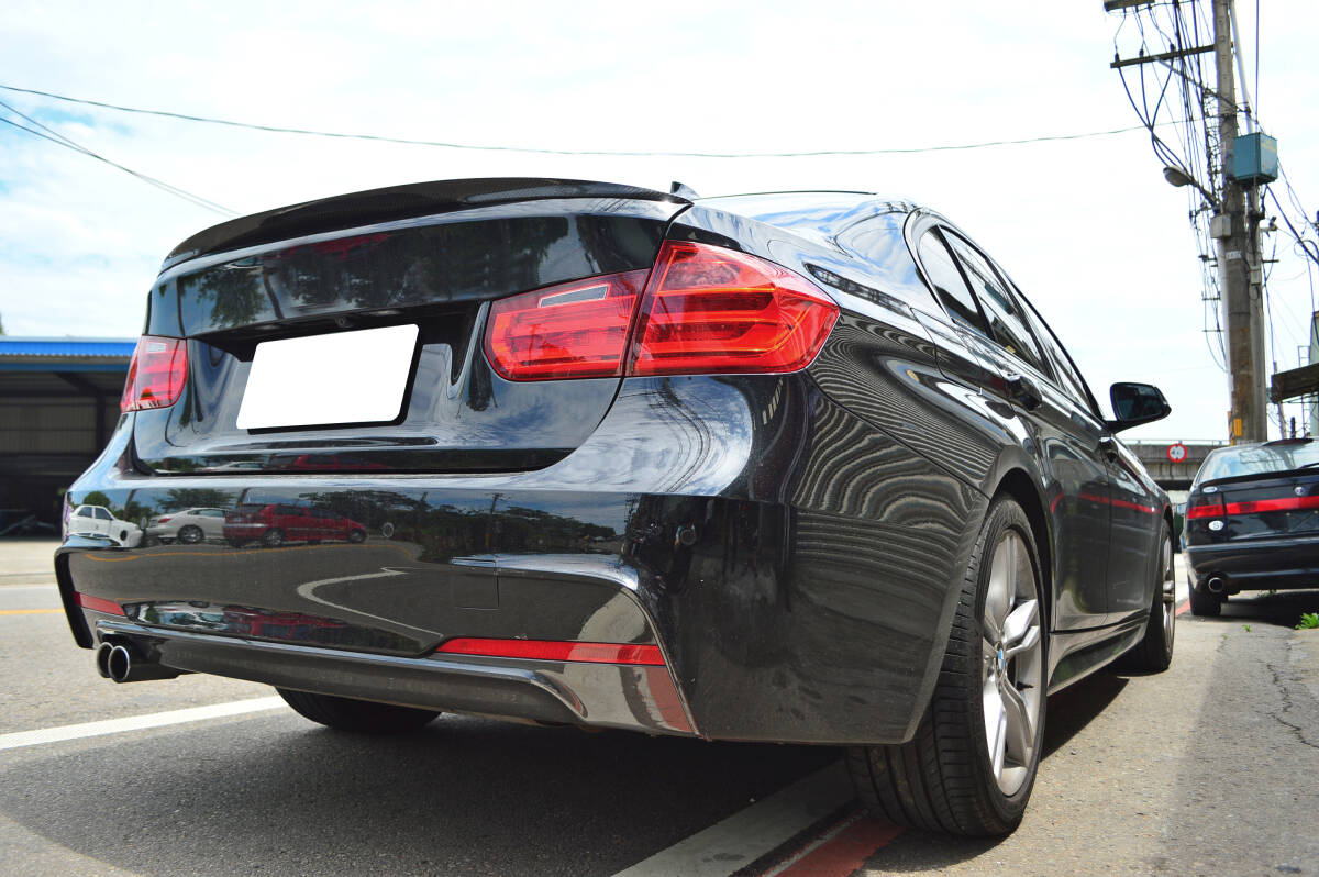 塗装込み 2012-2018 BMW 3シリーズ F30/F80 M3 セダン リアトランクスポイラー ウィング P TYPE ABSの材質 各純正色対応拍卖
