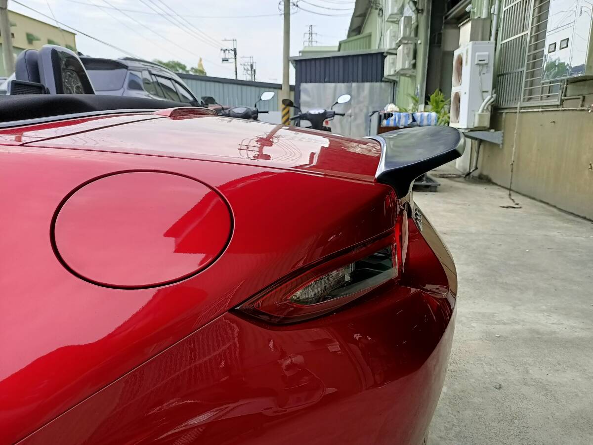 未塗装の素地 2016-2024 マツダ MX-5 ロードスター ND系 RF MIATA エアロ リアスポイラー トランクスポイラー D2 TYPE FRPの材質拍卖