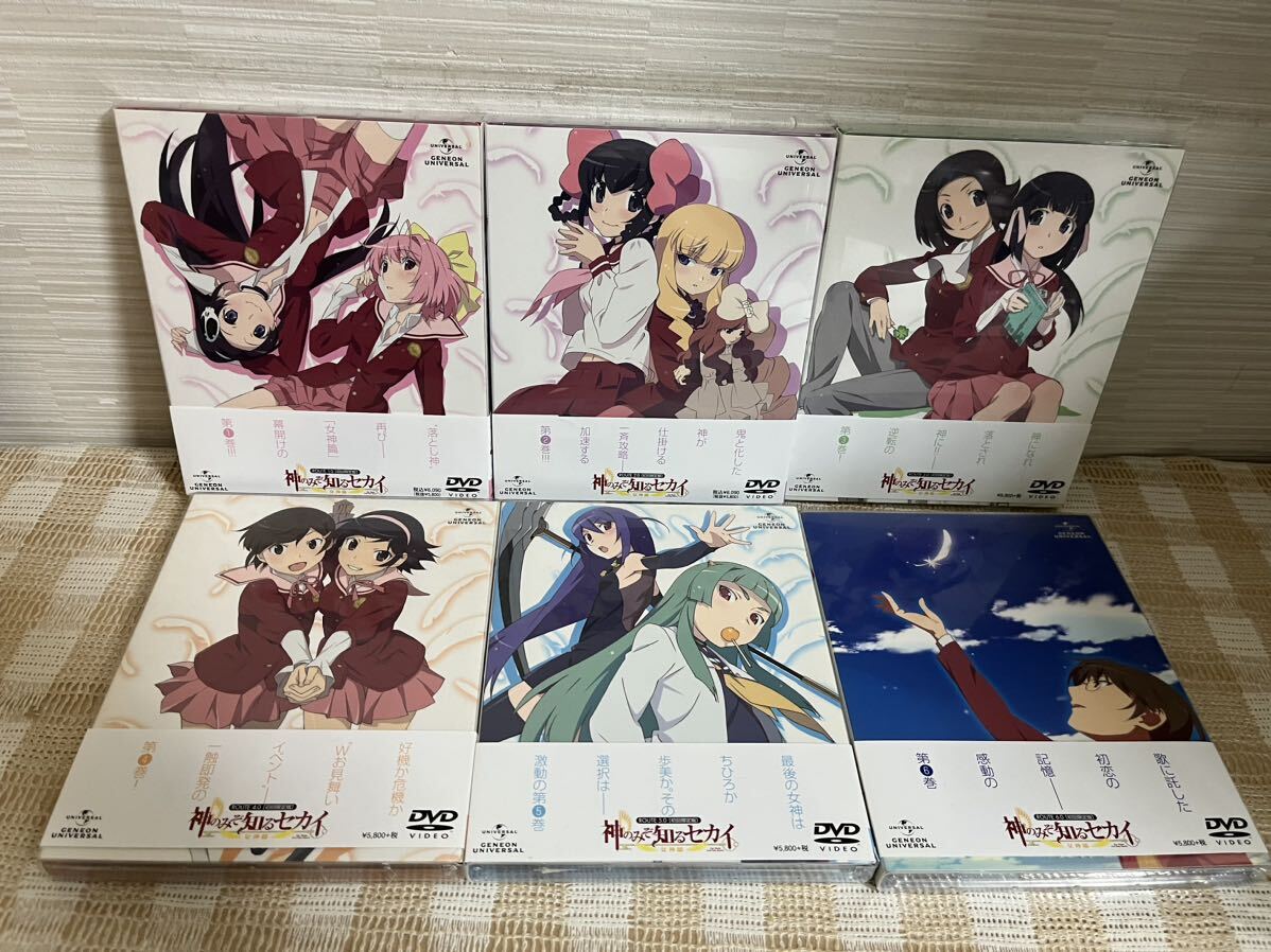 神のみぞ知るセカイ 女神篇 初回全6巻セットDVD 即決 送料無料拍卖