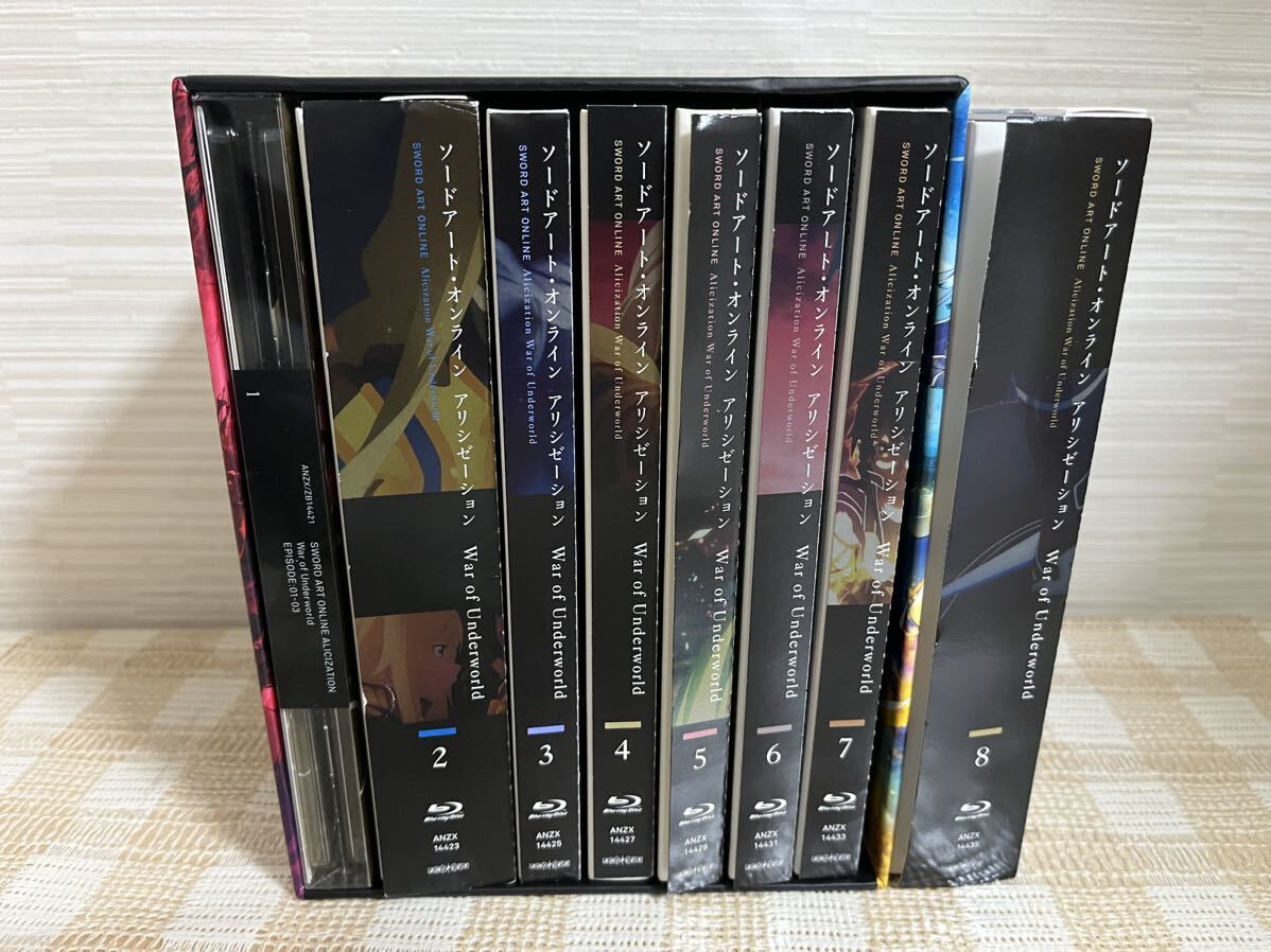 ソードアート・オンライン アリシゼーション War of Underworld 全8巻セット Blu-ray 即決 送料無料拍卖