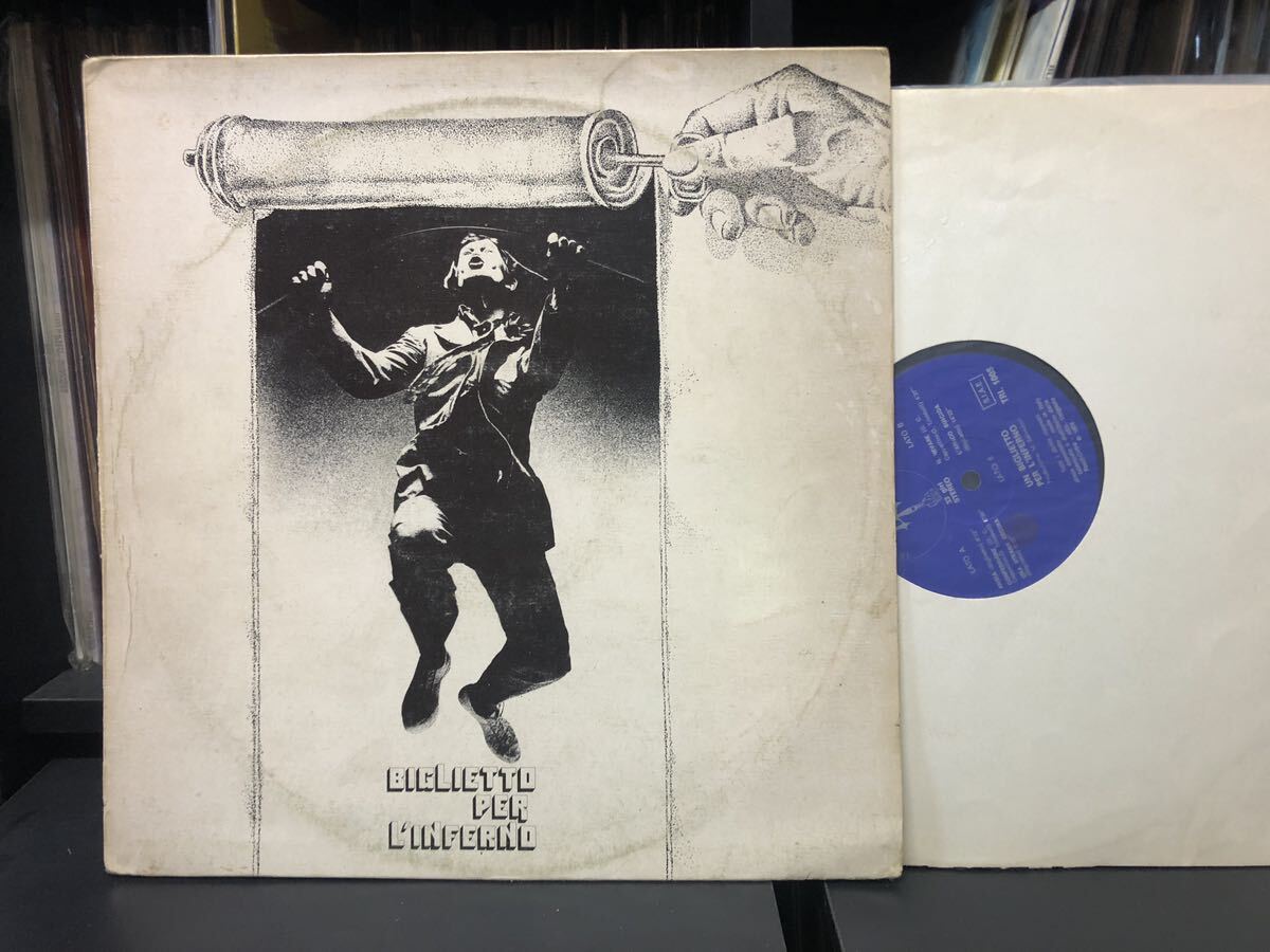 イタロ プログレ Org LP ▼ Biglietto Per L'Inferno - s/t’74伊Trident原盤 ▼ ビリエット・ペル・リンフェルノ * 美再生盤 * 伊初版 *拍卖