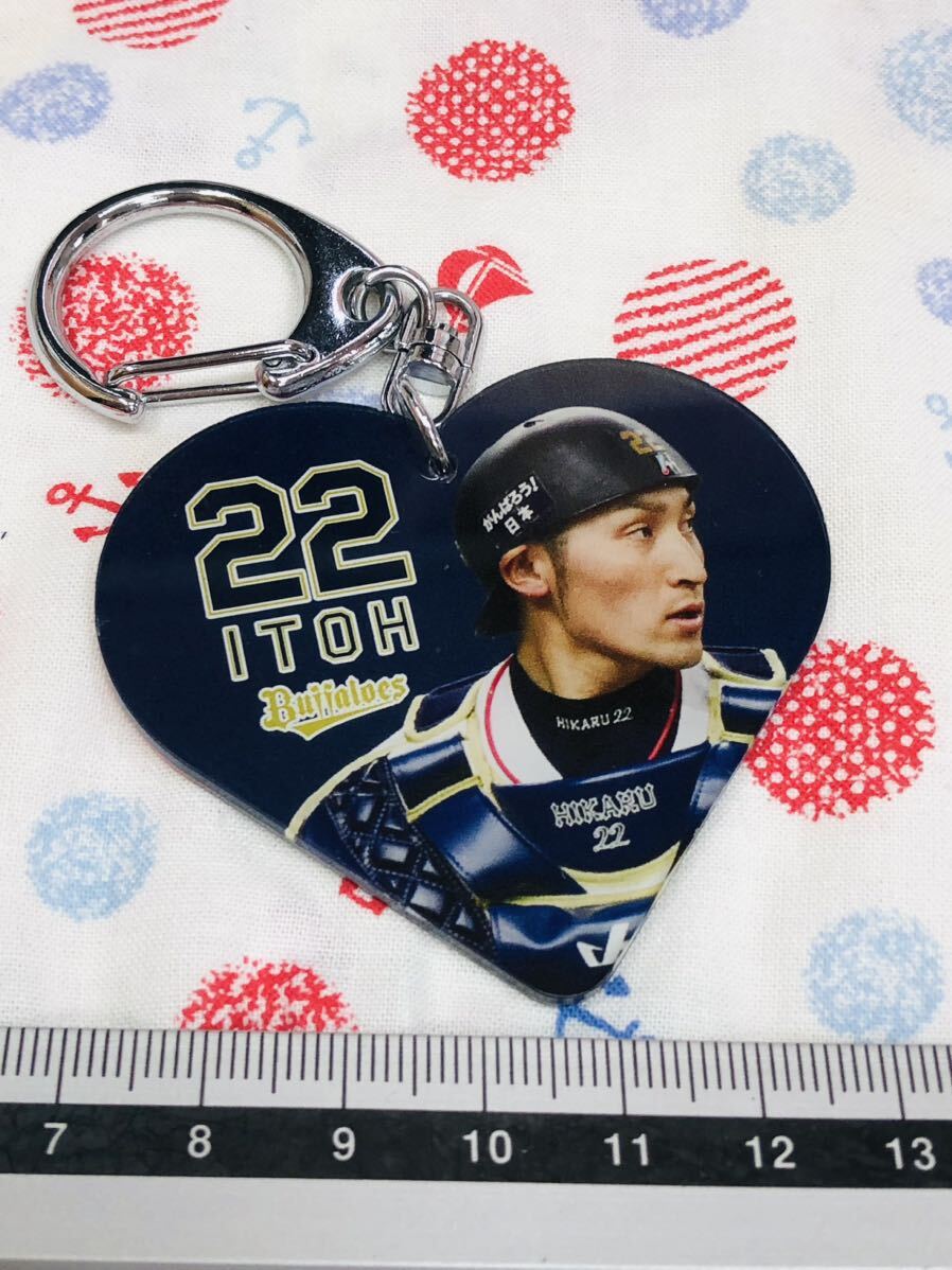 オリックス・バファローズ 伊藤光 ハート型キーホルダー拍卖