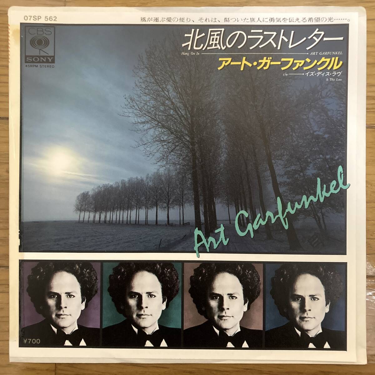 ■アート・ガーファンクル■北風のラストレター■Art Garfunkel■Hang On In■07SP 562■AOR■Simon & Garfunkel■EP拍卖