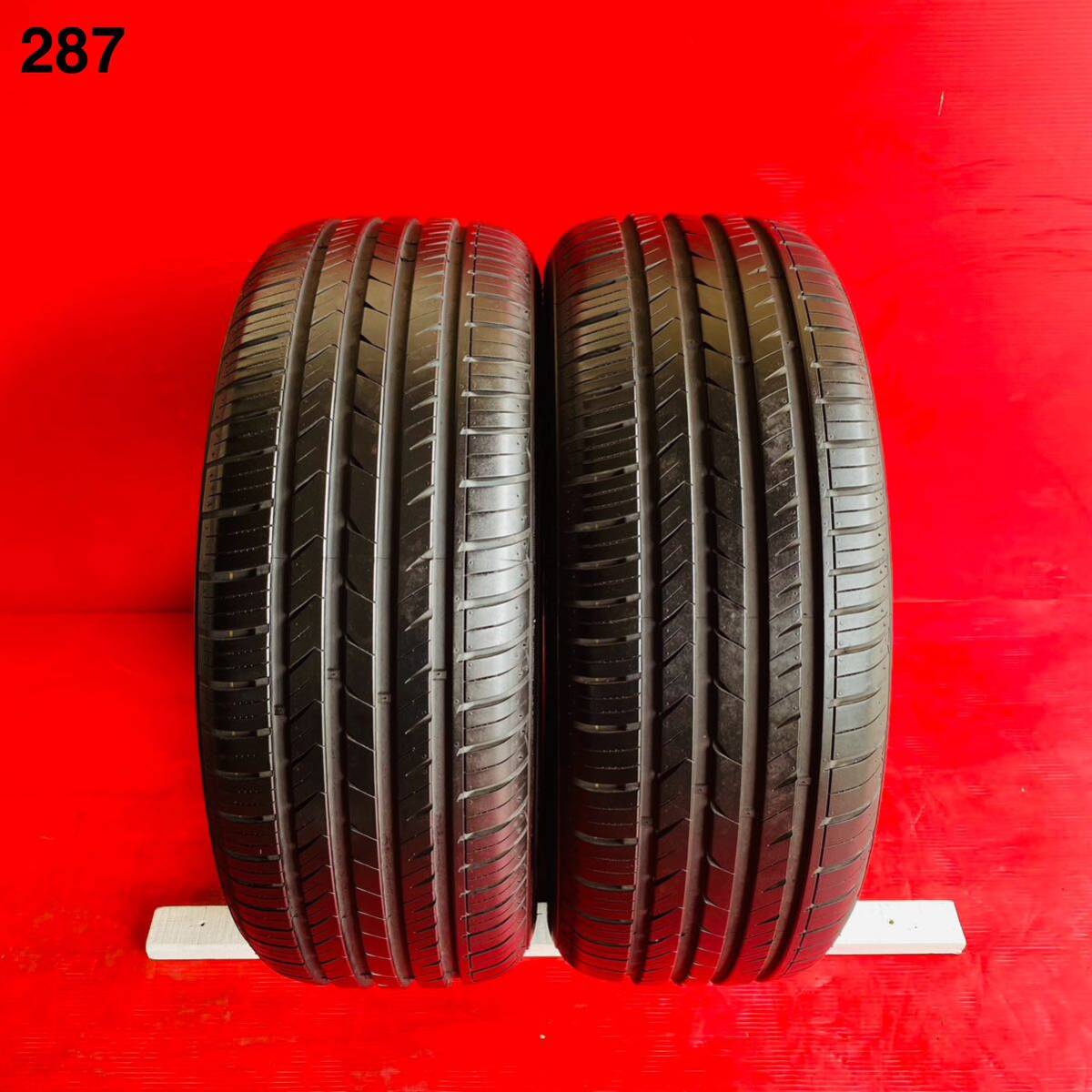 Laufenn S FIT as-01 225/55R17 外国産 2021年式 パンク修理なし ビード切れなし 汚れあり 2本セット拍卖