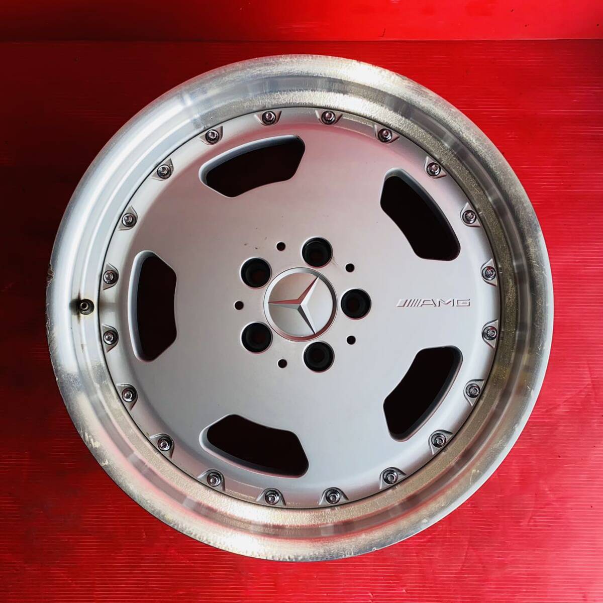 AMG ベンツ ・ BBS サイズ 18×8.5J PCD112 H5 OFF+44 ハブ径約66mm 傷汚れあり 1本拍卖
