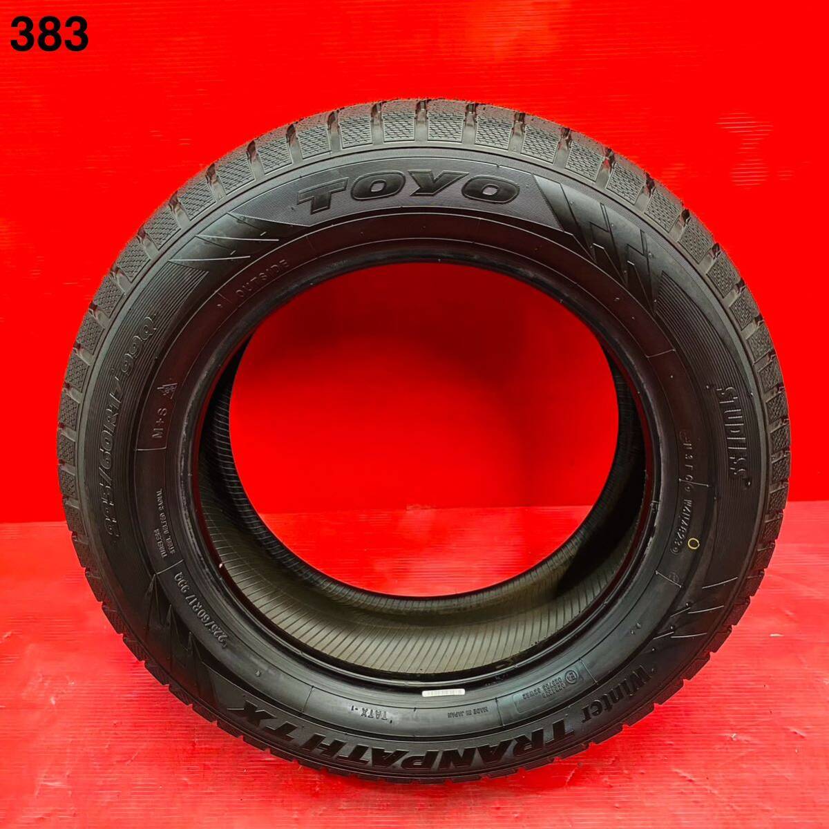 TOYO Winter TRANPATH TX 225/60R17 国産 2023年式 パンク修理なし ビード切れなし 汚れあり スタッドレスタイヤ 1本拍卖