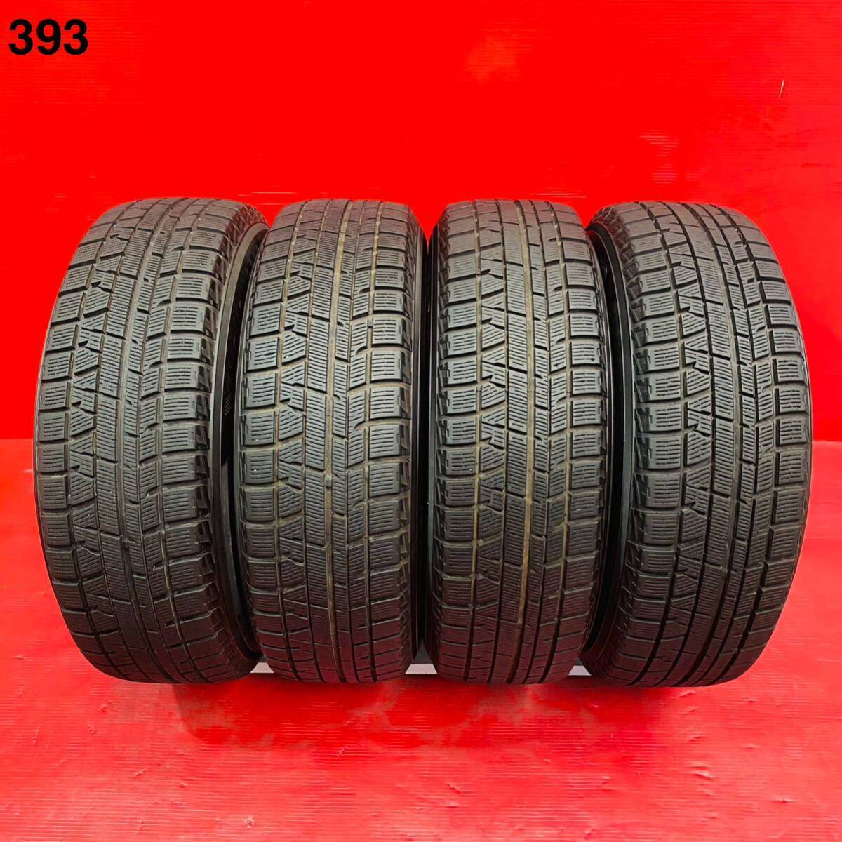 YOKOHAMA ice GUARD iG50 PLUS 195/65R15 国産 2018年式 パンク修理なし ビード切れなし 汚れあり スタットレスタイヤ 4本セット拍卖