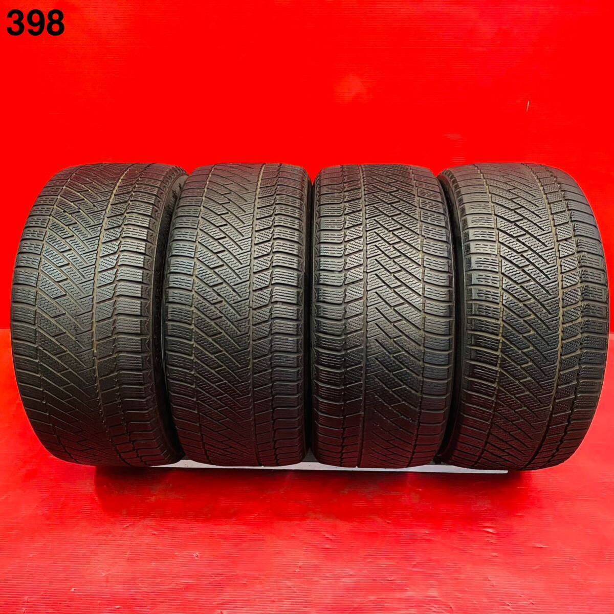 CONTINEENTAL contiVikingContact 6 245/45R17 外国産 2017年式 パンク修理なし ビード切れなし 汚れあり スタッドレスタイヤ 4本セット拍卖