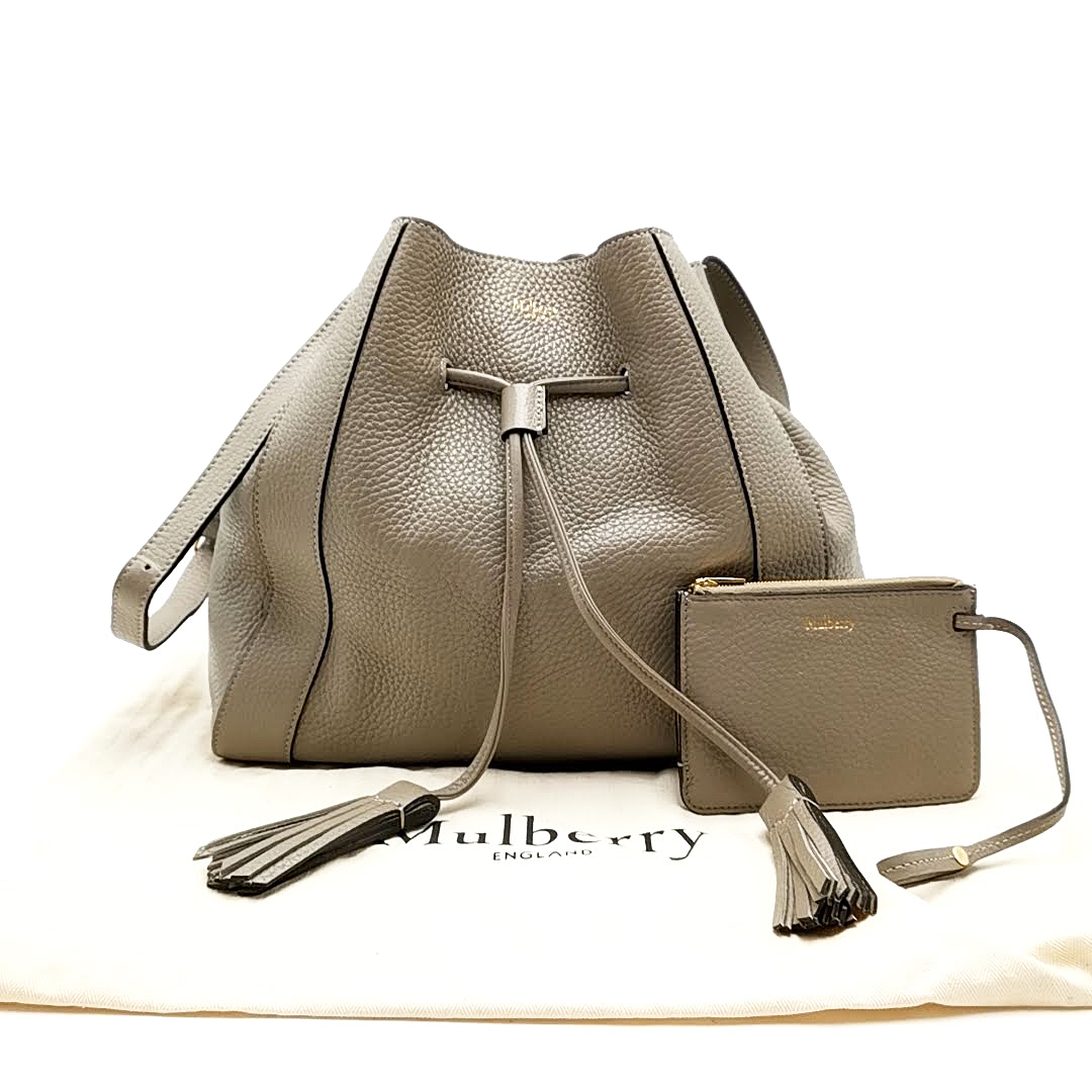 送料無料 マルベリー Mulberry ショルダーバッグ ミリー バッグ MILLIE BAG 2WAY 巾着 レザー レディース拍卖