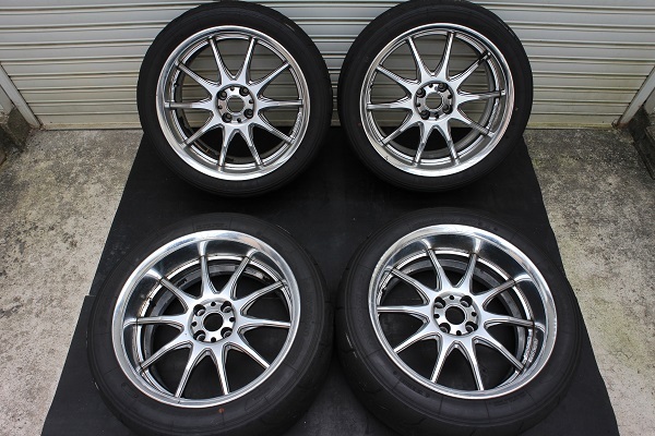 ☆マイナスオフセット WORK 戦 XSA CS XS3 100 4穴 +11 -2 ☆拍卖