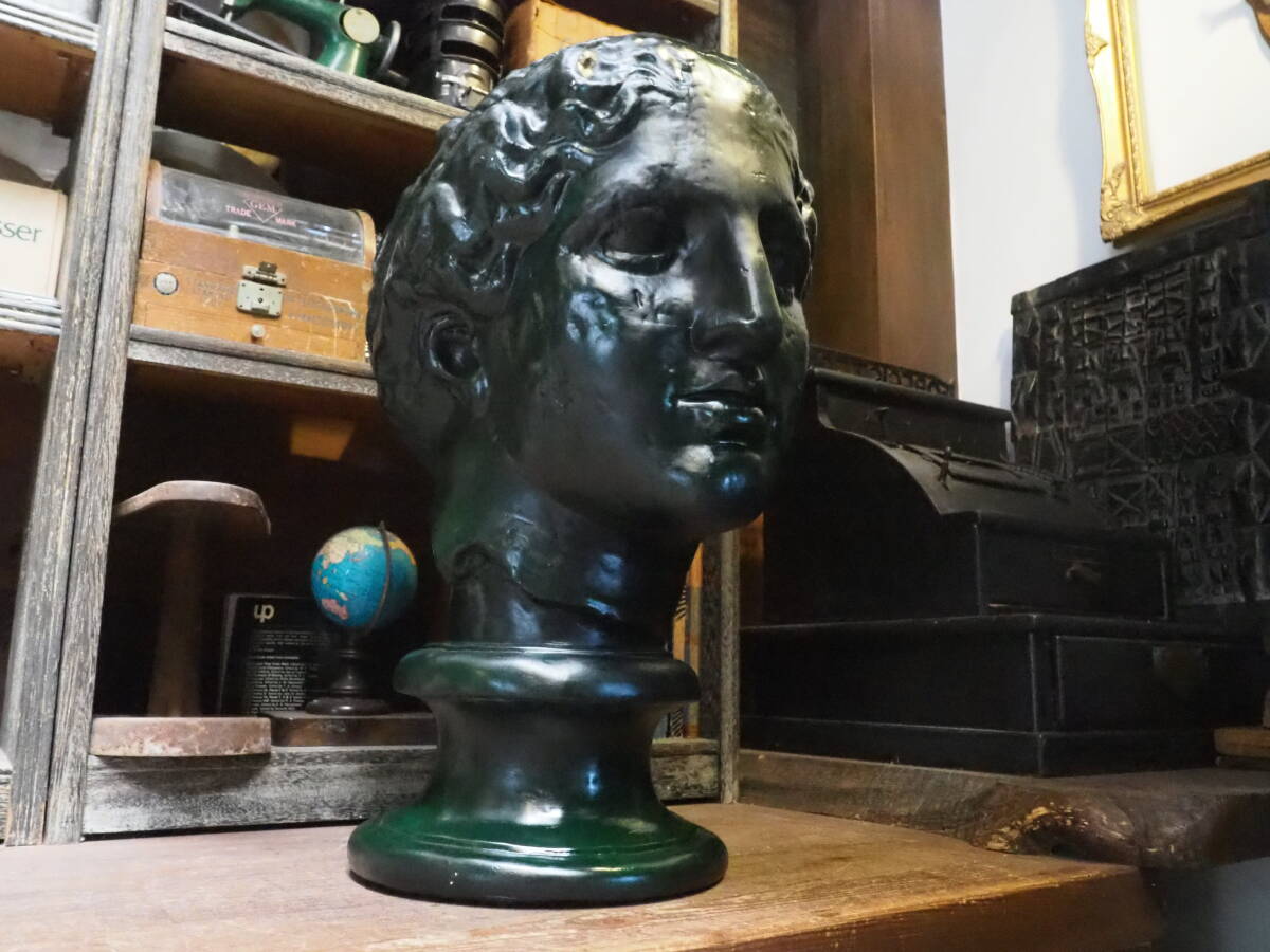 【パルテノン像石膏像】昭和レトロ彫刻デッサン美術室スケッチ古道具アンティーク骨董インテリア油彩水彩額縁ミロのヴィーナス彫像ダビンチ拍卖