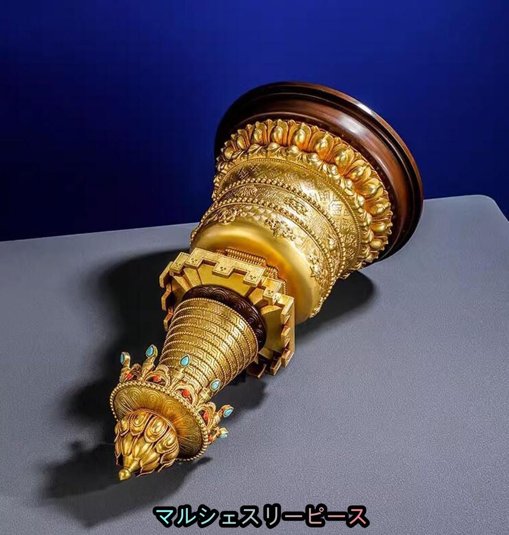 風水【法器】 五輪塔 銅製仏具 開運グッズ 置物 インテリア (高さ20 cm)拍卖