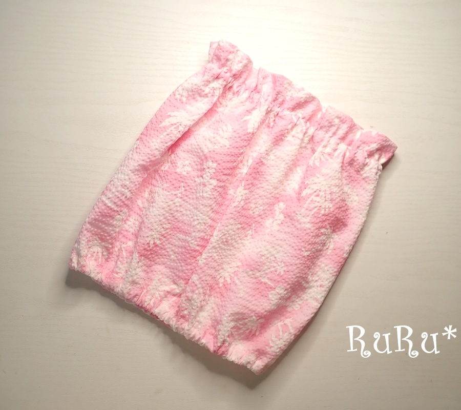 *大-84*夏用・犬用スヌード(リップル生地/綿100%)フリーサイズ(ゴム調整可能)拍卖