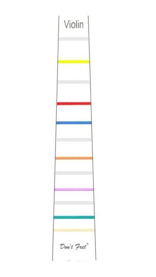 即決◆新品◆送料無料Don’t Fret バイオリン 1/4サイズ 用 (253mm) 擬似フレット シール ドントフレット/メール便拍卖