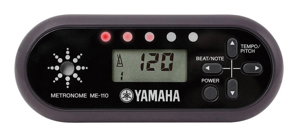 即決◆新品◆送料無料YAMAHA ME-110BK スリムタイプ 電子メトロノーム/メール便拍卖
