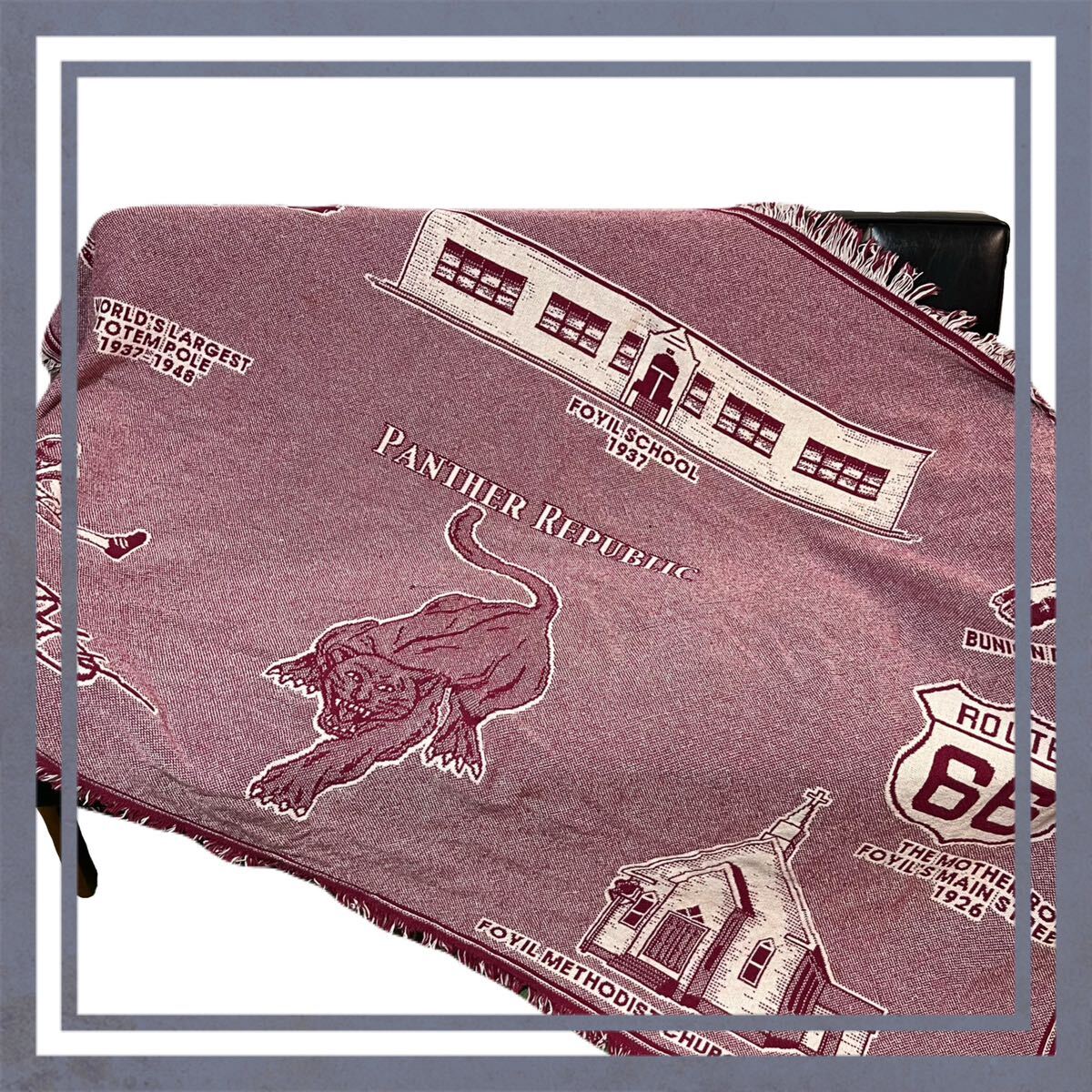 アメリカ ROUTE66 レトロ ラグ ソファーカバー 124×190拍卖