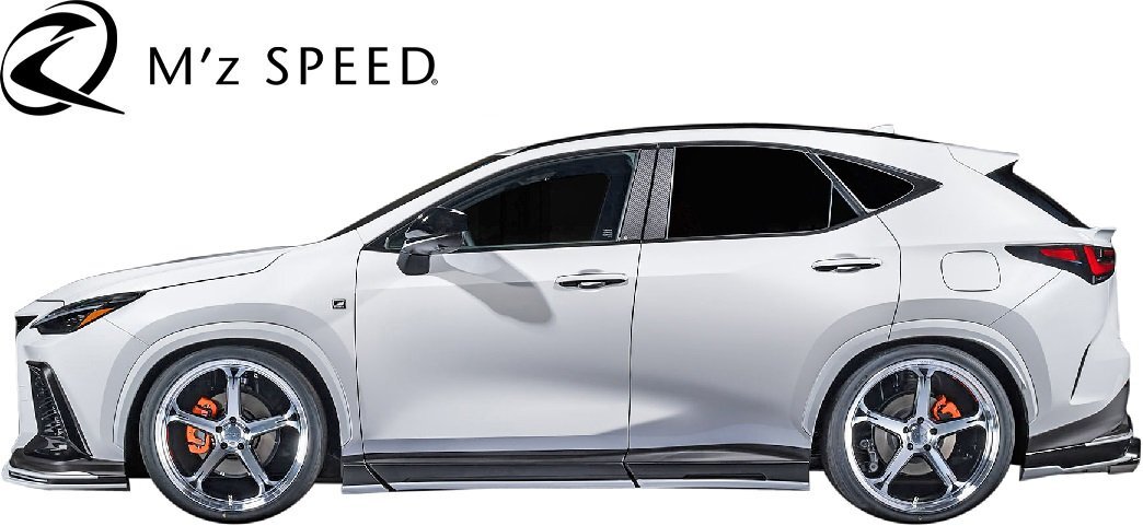 【M's】レクサス 20 NX F-SPORT 前期 (2021/11-) M'z SPEED LUV LINE サイドステップ 左右 エムズスピード エアロ パーツ 2362-2110拍卖
