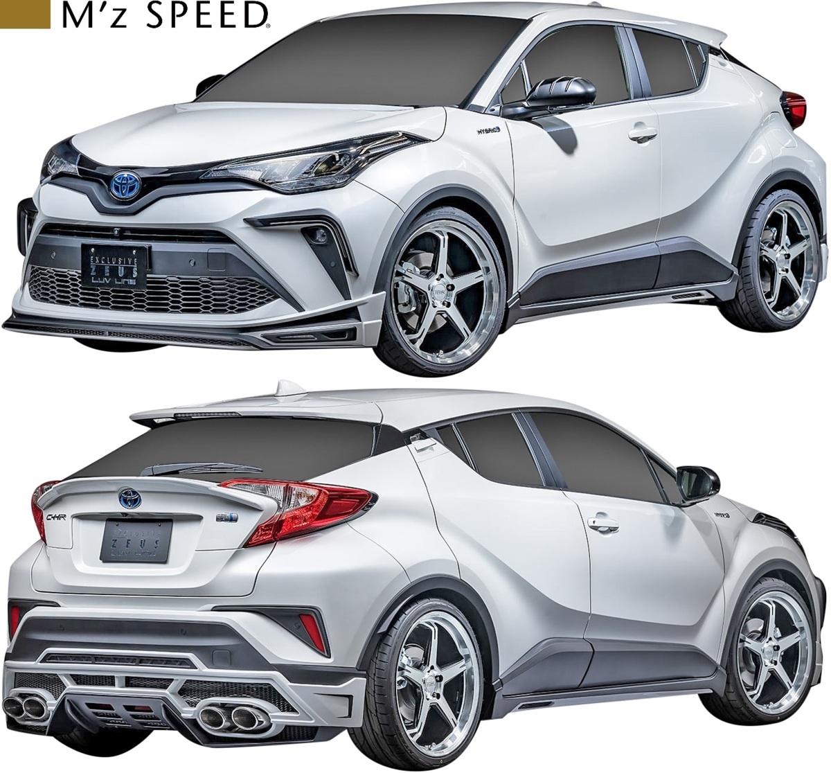 【M's】トヨタ C-HR ZYX/NGX 後期 (2019/10-) M'z SPEED LUV LINE フルキット 4点 エムズスピード FRP フルエアロ セット 2391-s002拍卖