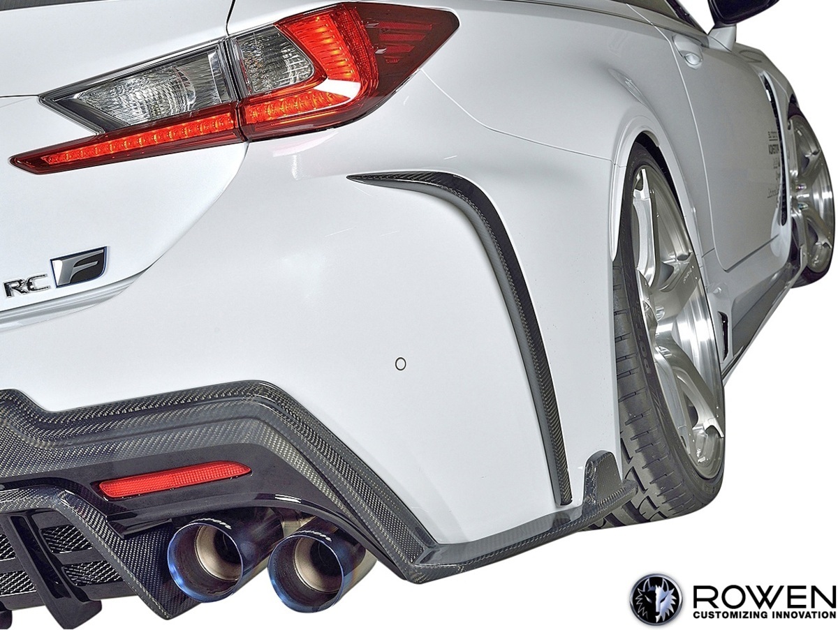 【M's】レクサス 前期 RC-F USC10 (2014.10-2019.4) ROWEN リアバンバーエクステンション / カーボン+FRP ロエン RCF エアロ 1L003P30拍卖