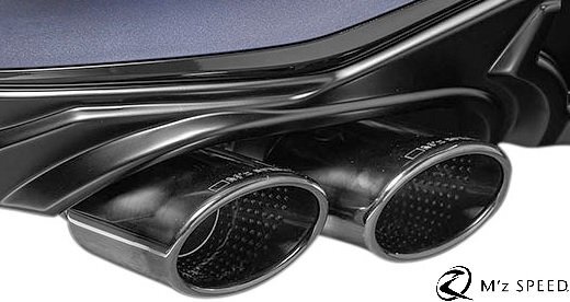 【M’s】 35 クラウンクロスオーバー (2022/9-) M'z SPEED 2.5HV G/X MZ104 エキゾーストカッター (Sテール) エムズスピード 2951-0145-01拍卖