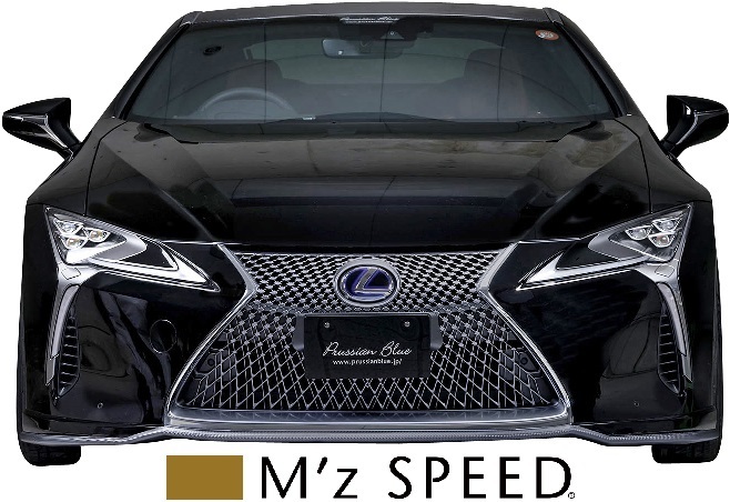【M's】LEXUS LC LC500/LC500h (2017/4 -) M'z SPEED Purssian Blue フロントハーフスポイラー レクサスLC FRP製 エアロ 6561-1110拍卖