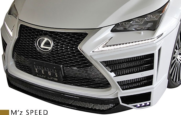 【M’s】レクサス 前期 10NX NX200t NX300h (2014/7-2017/8) M'z SPEED フロントハーフスポイラー FRP エムズスピード エアロ 2361-1111拍卖