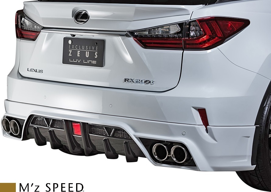【M's】レクサス 20系 RX 前期 (2015/10-2019/9) M'z SPEED リアアンダースポイラー F SPORT 標準型 エムズスピード エアロ 2332-3112拍卖