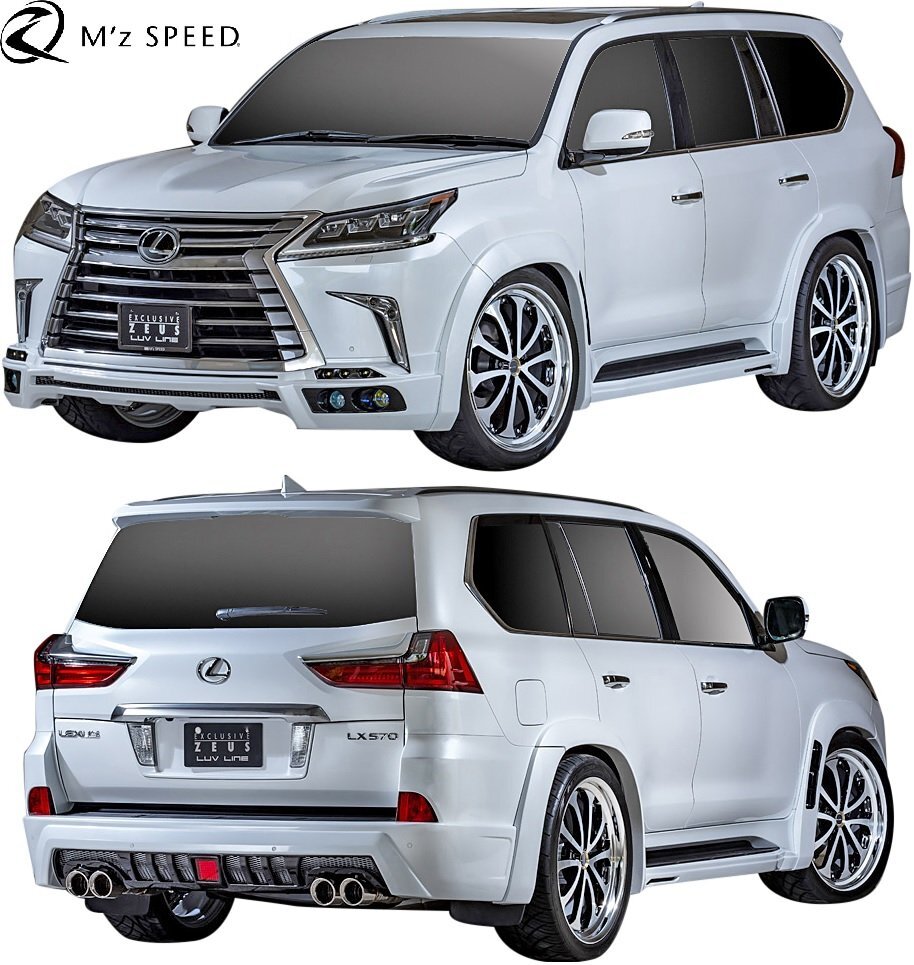 【M's】LEXUS LX 570 URJ201W (2015/9-2021/12) M'z SPEED エアロキット 6点 レクサス エムズスピード エアロ パーツ セット 2381-s002拍卖