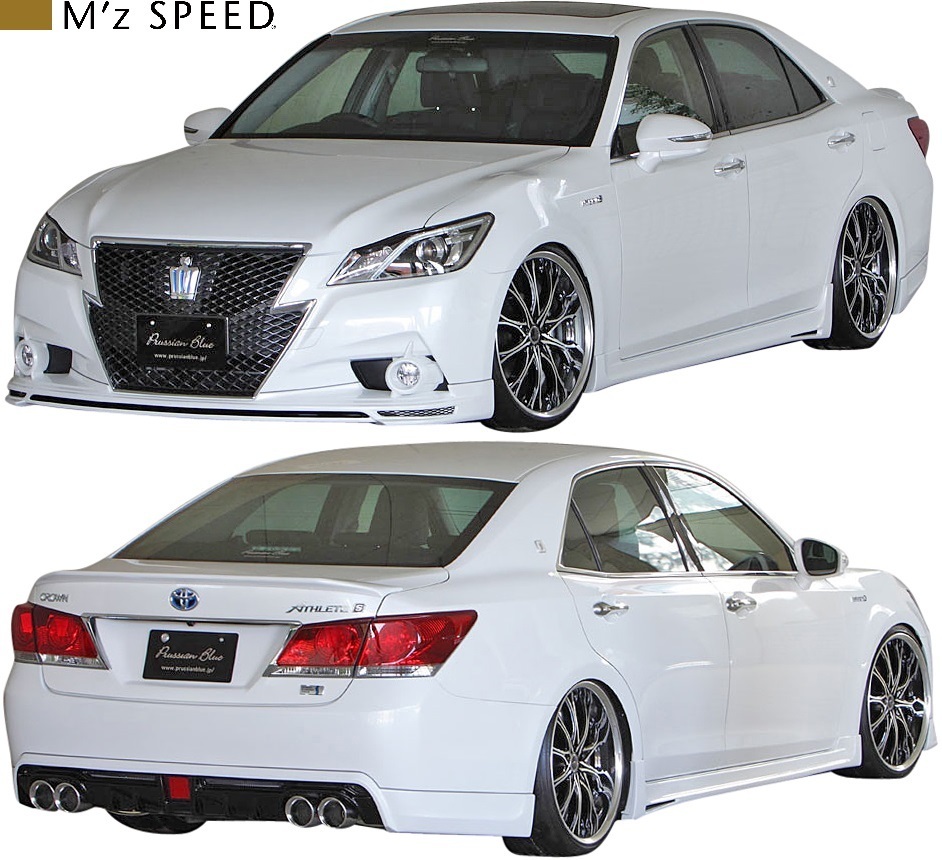 【M's】TOYOTA 前期 210 クラウンアスリート (2012/12-2015/9) M'z SPEED フルキット 3P エムズスピード エアロ カスタム 6481-s001拍卖