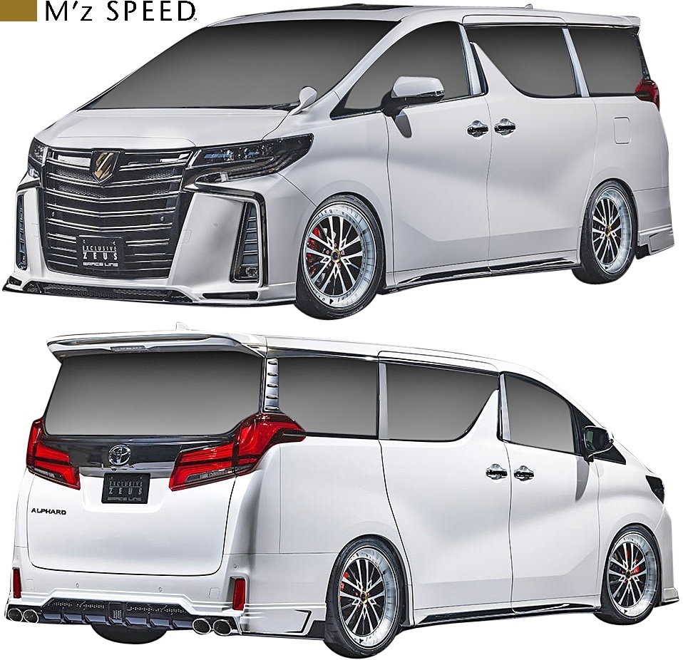 【M’s】後期 30 ALPHARD Executive Lounge S / TYPE GOLD 専用 (2018.1-) M'z SPEED エアロセット 4点 / ABS エムズスピード 外装 パーツ拍卖