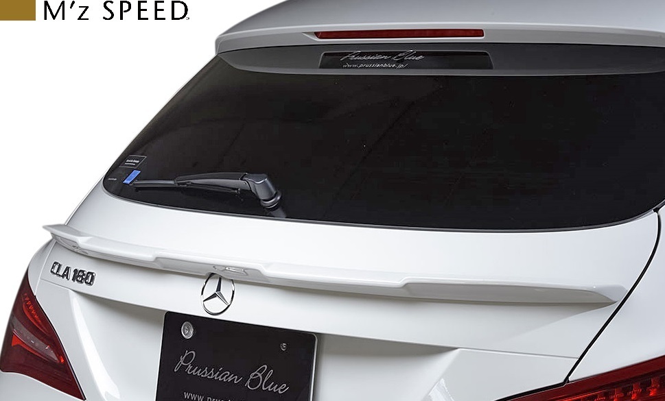【M's】X117 BENZ CLA シューティングブレイク (2016.8 -) M'z SPEED リヤゲートスポイラー W117 ワゴン エアロ ウイング 6681-5113拍卖