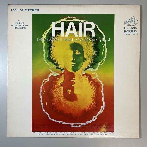 30985★良盤【US盤】 HAIR/THE AMERICAN TRIBAL LOVE-ROCK MUSICAL拍卖