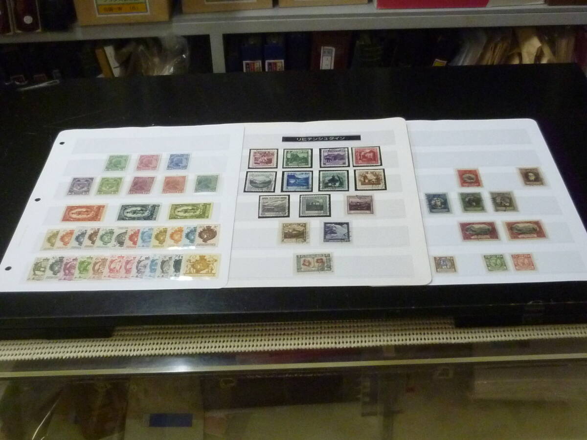 24L M №1-1 リヒテンシュタイン切手 1912-26年 SC#1-48・65-80の内・94-107 14完 計59種 未使用LH~OH・使用済 【SC評価 $1,970】拍卖